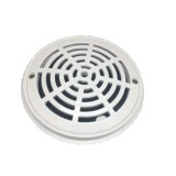 Main&nbsp;drainRound&nbsp;8 ” White (PSF‐10‐W) - 2