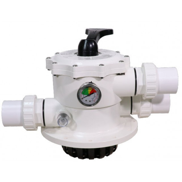 MV-JT-TV2 2" Multiport Valve for Sand Filter รุ่น KP D.800 - 1200 Top Mount [สีขาว] Jesta Jesta - 1