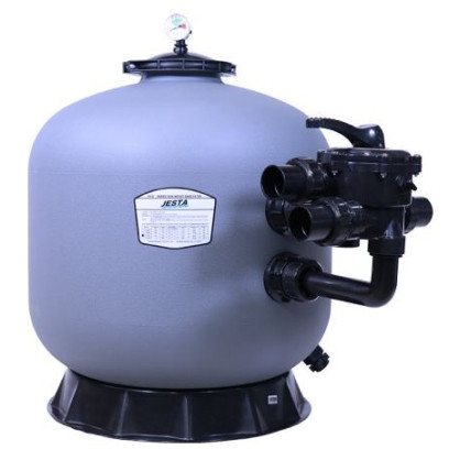 P-CG450 18” Thermo Plastic Side Mount Sand Filter Flow Rate 8 m³/h Multiport Valve Size 1.5” Jesta