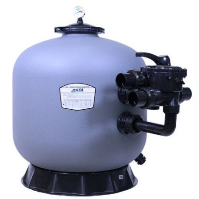 P-CG650 25” Thermo Plastic Side Mount Sand Filter Flow Rate 16 m³/h Multiport Valve Size 1.5” Jesta