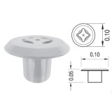PSF‐20‐W Floor Inlet Connection 1.5 "& 2 " Colour White Pool&spa - 1