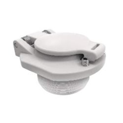 EM2855 Vacuum Lock Safety Wall Fitting Connection 1.5" Colour White Emaux