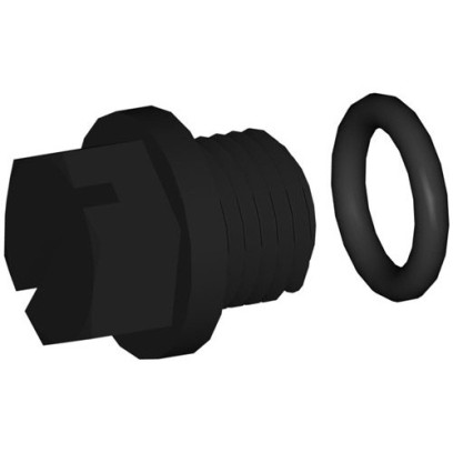 No.8 SPX1700FG จุดอุดเสื˞อปั๊ม [Drain Plug] 1/4" พร้อมโอริง