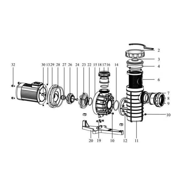 อะไหล่ปั๊ม Nozbart Super Taskin Pump Nozbart - 1