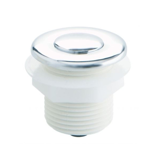 Pneumatic press button switch - Chrome plate bronze front panel Astralpool Astralpool - 1