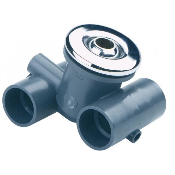 1 1/4” jet with adapter to water return - Chromed-plated bronze front panel Astralpool Astralpool - 1