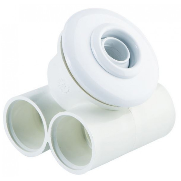 Jet 1 1/4" - White plastic front panel (inlet 04094R0001) Astralpool Astralpool - 1