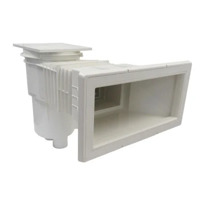Skimmer 17.5 L with wide mouth opening Square lid สกริมเมอร์ฝาเหลี่ยม ขนาด 17.5 ลิตร, flow 7.5 คิว/ชม Astralpool - 1