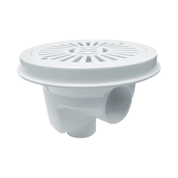 Circular main drain Ø 200 mm with flat grille in ABS - Flow rate 13m3/h Astralpool Astralpool - 1