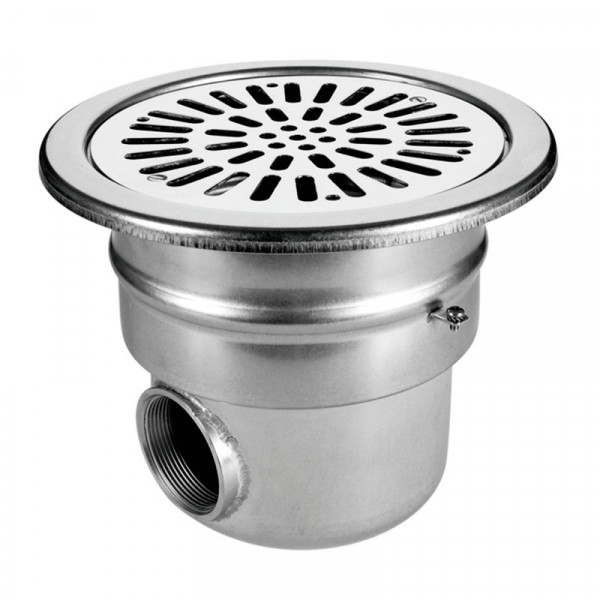 Circular main drain, 2" outlet side connection in S.S.316 - Flow rate 13m3/hAstralpool Astralpool - 1