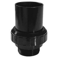 Emaux 2.0" union set Black with O-ring (89280103B) Emaux - 1