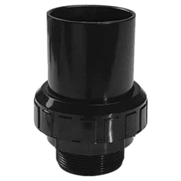 Emaux 2.0" union set Black with O-ring (89280103B) Emaux - 1