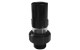 Emaux 1.5" Union with Sight Glass and O-Ring Black (89280103W) Emaux - 2
