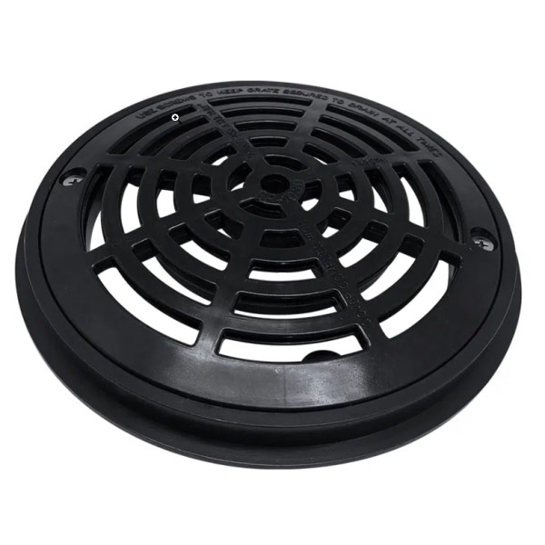 Main drain 8 ” Black (PSF‐10‐B) Pool&Spa - 1