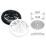 Main&nbsp;drain&nbsp;8 ” Black (PSF‐10‐B) - 2