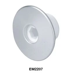 EM2207 Emaux หัวปิดท่อลม ขนาด Ф2 นิ้ว สีขาว - 1
