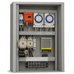 ตู้คอนโทร คุมปั๊ม 2.0HP และไฟ DC 18W จำนวน 4 ดวง สระว่ายน้ำ Local - 1