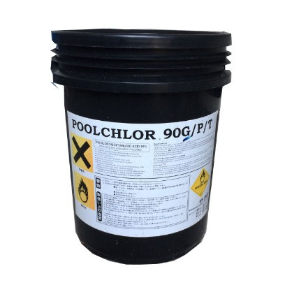 คลอรีน 90% แบบเม็ด 20kg Poolchlor