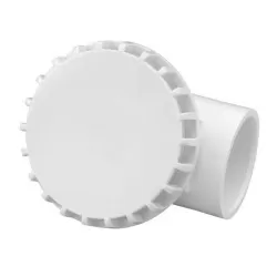 EM3822B Suction Drain Ell Body Connection 1.5" Color White Emaux - 1
