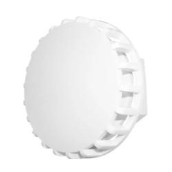 EM3833B Suction Drain Straight Body Connection 1.5" Color White Emaux - 1