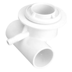 EM1148 Ф10mm Barb Air & Ф25mm Water Tee Body Colour White Emaux - 1