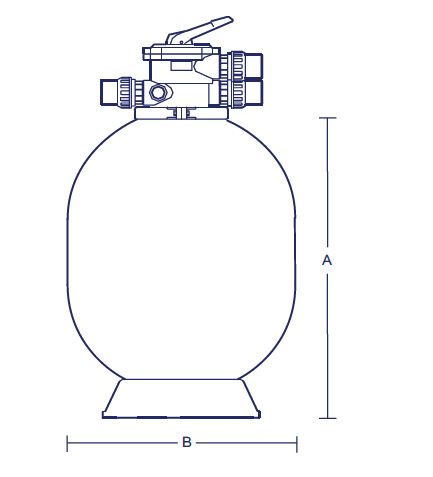 ถังกรองทราย Astralpool FG604