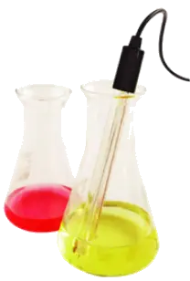Probe and Beakers