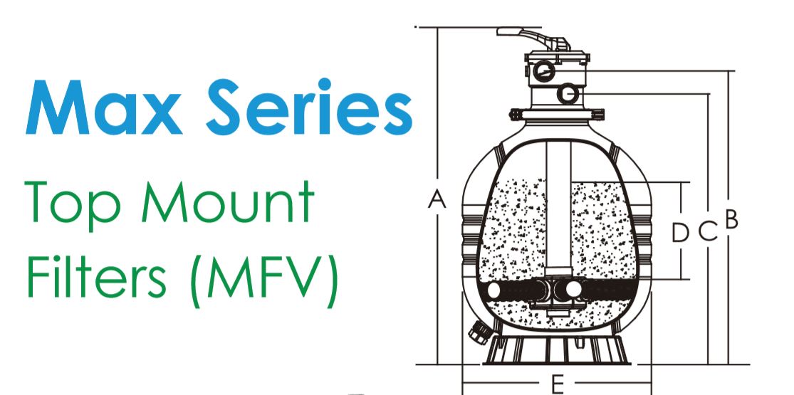 ถังกรองทราย Emaux MFV