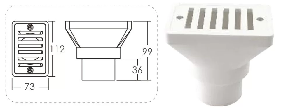 Emaux Cutter drain