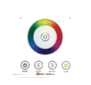 รีโมทคอนโทรล HWP86-RGB-2.4G