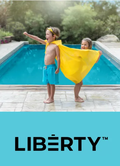 Child enjoying a clean pool