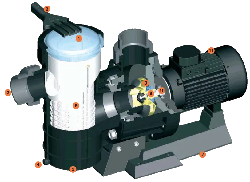 แผนผังชิ้นส่วนปั๊ม Maxim08005