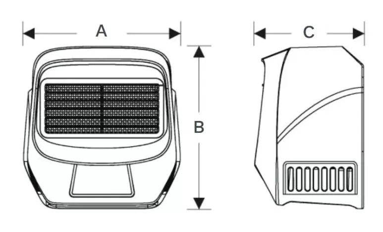 Dimension Diagram WH-SL-MPU08