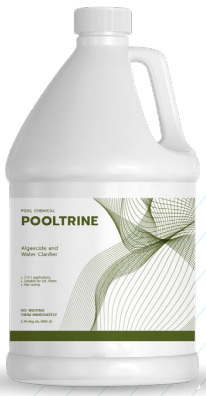 ขวดผลิตภัณฑ์กำจัดตะไคร่ POOLTRINE