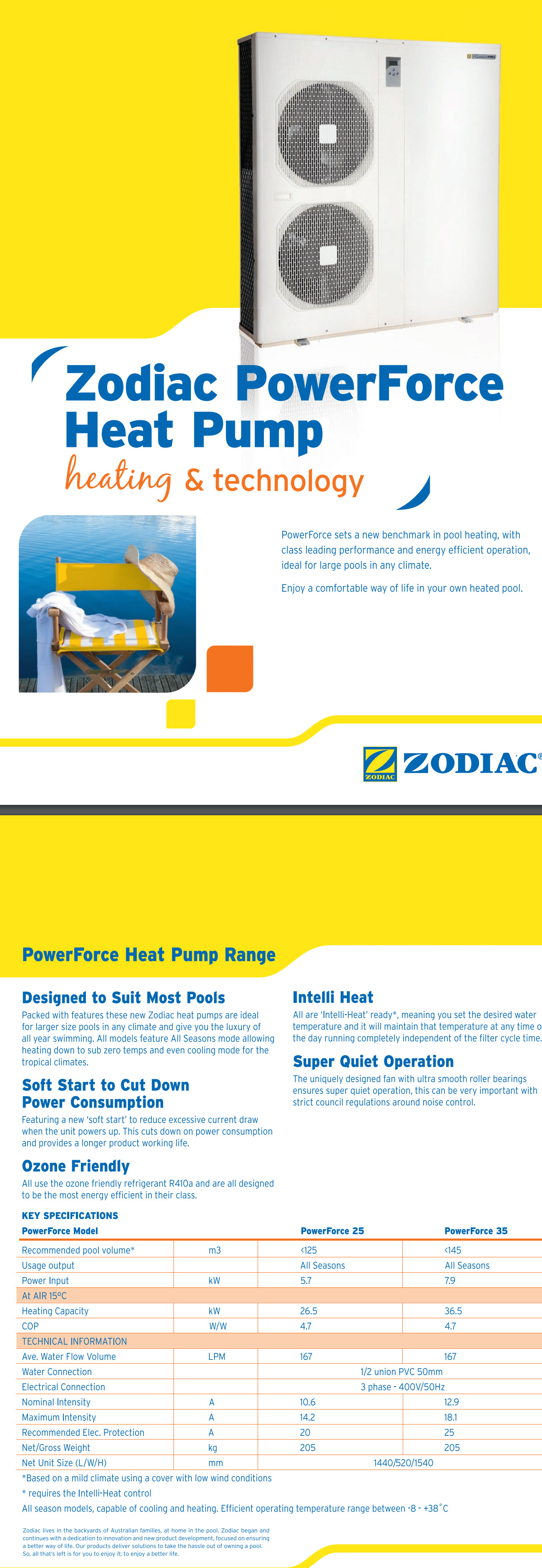 PowerForce Pool Heat Pump