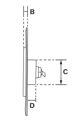 Dimension Diagram Side View