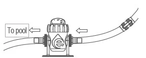 Flexi hose connector Installation