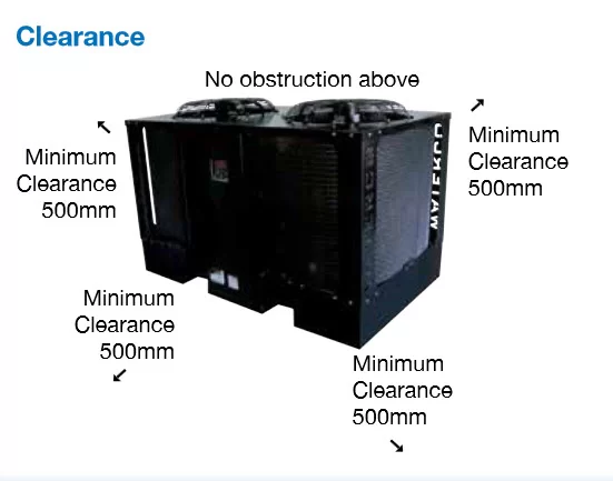 Waterco ElectroHeat Pro 97kW Side Profile View
