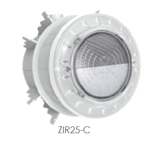 โคมไฟสระว่ายน้ำ รุ่น ZIR25-C สำหรับสระคอนกรีต