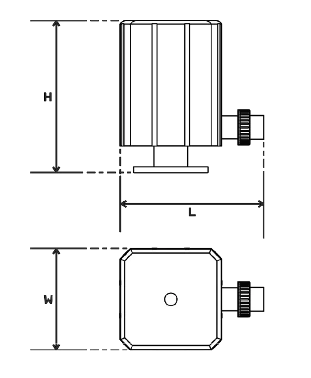 Waterco AirFlo Dimension Diagram