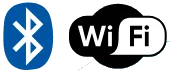 Wi-Fi and Bluetooth Logos