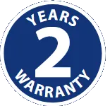 2 Year Warranty
