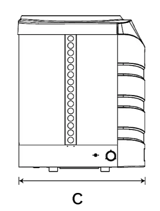 Heat Pump Dimension Blueprint 2