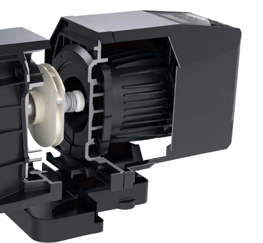 Motor Cutaway and Back Cover ฝาครอบและส่วนประกอบมอเตอร์