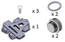 ส่วนประกอบในชุด LTRK Smart retrofit kit