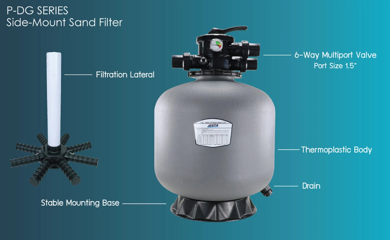 Jesta P-DG Series Side-Mount Sand Filter