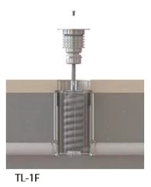 โครงสร้างจำลองการติดตั้งโคมไฟ Terra-Lux รุ่น TL-1F ฝังพื้น